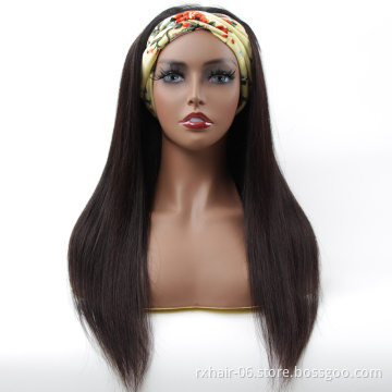 Wholesale Headband Wig Human Hair For Black Women, Remy Human Hair Headband Wig,Headband Kinky Ponytail Human Hair Wig